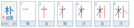 “朴”这个字作为姓氏的时候怎么读啊？