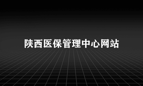 陕西医保管理中心网站