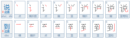 到“说到”和“说道”，可是这两个词有什么不同的